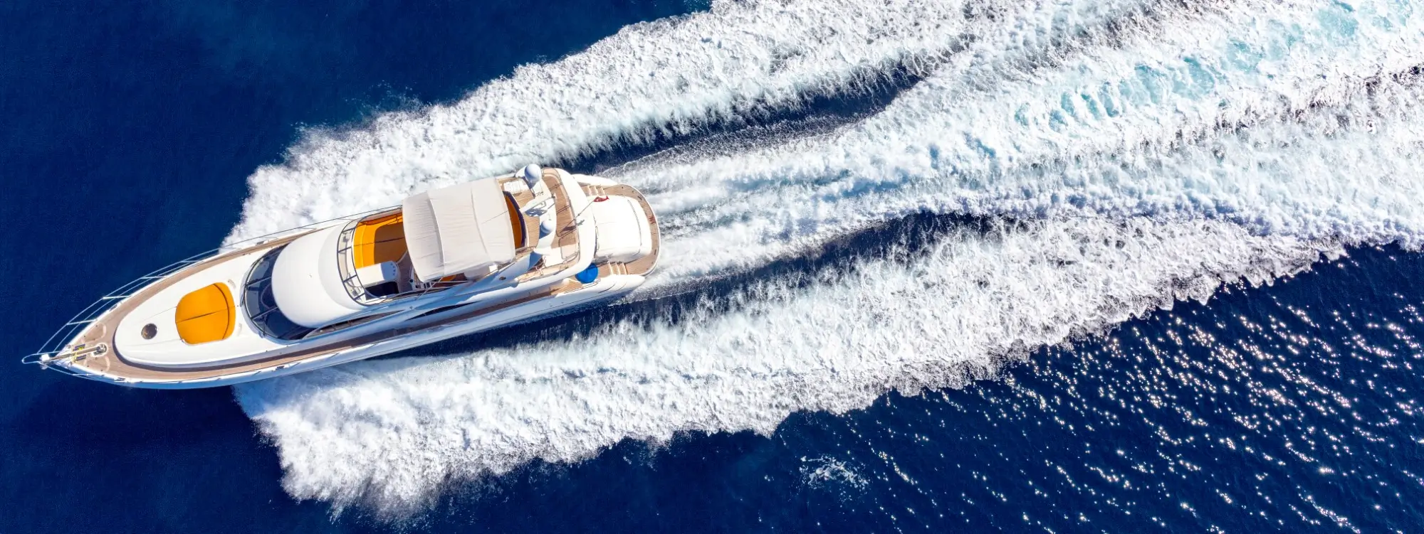 Yacht on the ocean